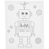 Creativ company https: www.cchobby.nl schildercanvas-met-print-robot-d-1-6-cm-afm-24x30-cm-360-gr-1-stuk