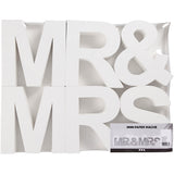 Https: www.cchobby.nl letters-mr-mrs-h-17-5-cm-d-4-5-cm-wit-1-set