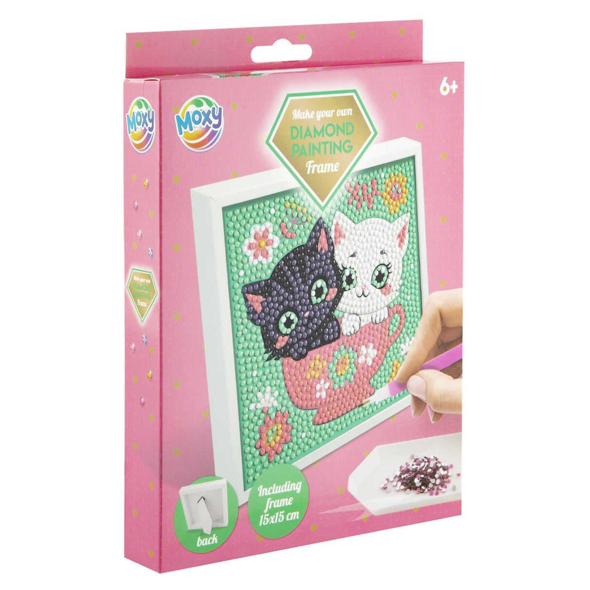 Moxy maak je eigen diamond painting lijstje 15x15cm