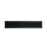 Renson 1069741 - deurrooster pvc 761 450x90 zwart | 2 stuks