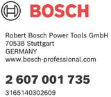Bosch accessoires bit extra-hard hex 6, 49 mm 3st - 2607001735
