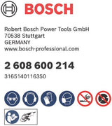 Bosch accessoires doorslijpschijven | metaal | 115x1,6 | 2608600214 - 2608600214