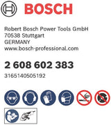 Bosch accessoires doorslijpschijf recht rapido multi construction acs 46 v bf, 125 mm, 22,23 mm, 1,6 mm - 1 stuks - 2608602383