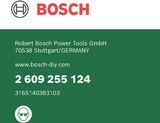 Bosch accessoires 3-delige conische verzinkboor-set met 1 boorplaatje - 2609255124
