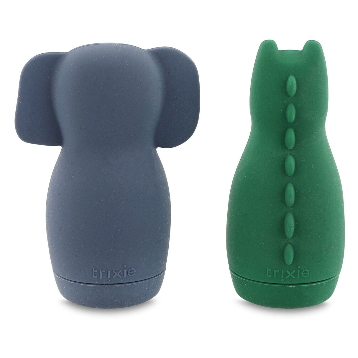 Trixie badspeelgoed squeezy dieren - mrs. elephant mr crocodile