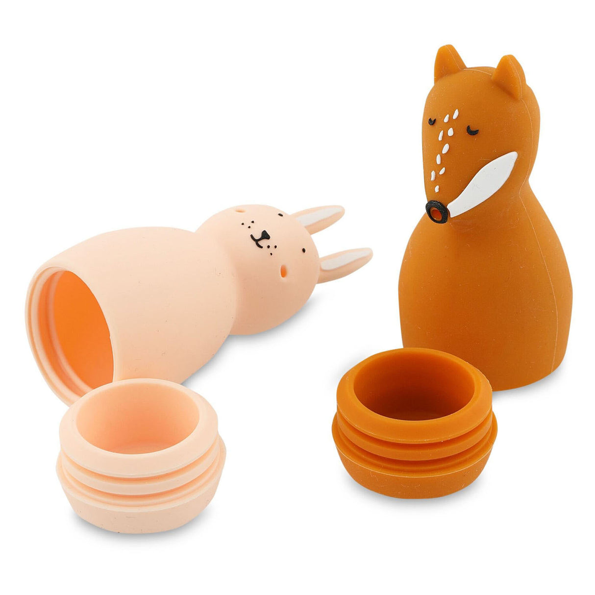 Trixie Badspeelgoed Squeezy Dieren Mrs. Rabbit Mr. Fox