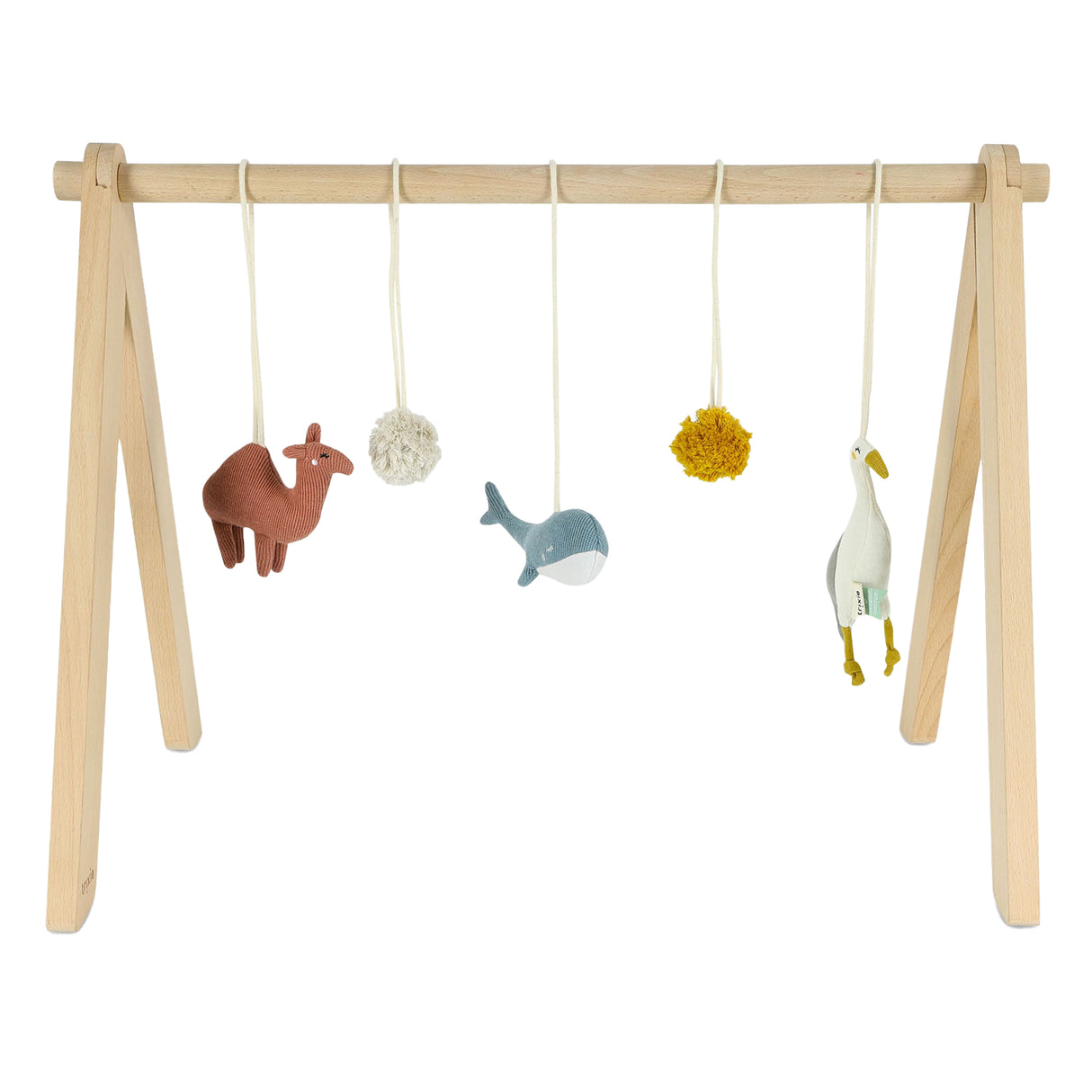 Trixie houten babygym kameel, reiger, walvis