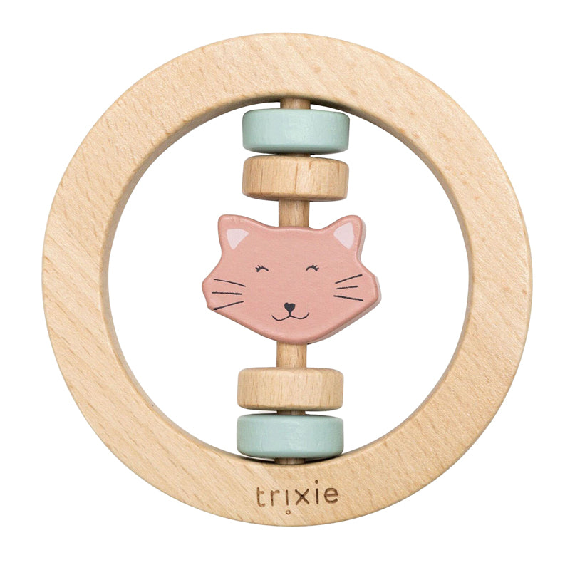 Trixie houten rammelaar - mrs. cat