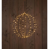 Anna's collection verlichte bal 40cm 192led classic warm met flitsfunctie timer dimmer 5 meter aanloopsnoer