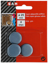 Mack 1047726 - super glijpastille zelfklevendgrijs ø 25 mm 4 st pcs | 12 stuks