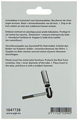 Mack 1047728 - insteekdop kunstsstof zwart 20 x 20 mm 4 st pcs | 6 stuks