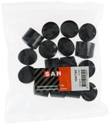 Mack 1047769 - opsteekdop kunststof zwart ø 25 mm 16 st pcs | 6 stuks
