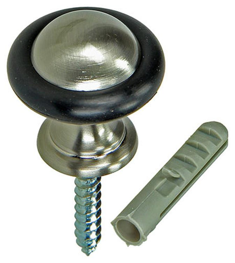 Mack 1047647 - deurstop cilindermodel inox look ø 28h28 mm 1 st pc | 6 stuks
