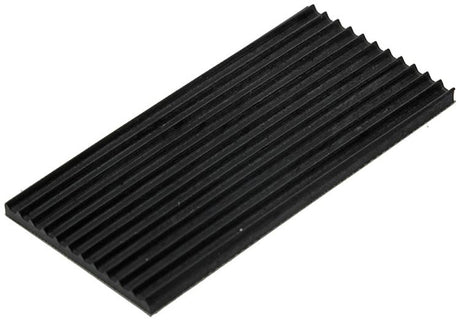 Mack 1048769 - schokdempend rubber zwart 35 x 70 mm 4 st pcs | 6 stuks