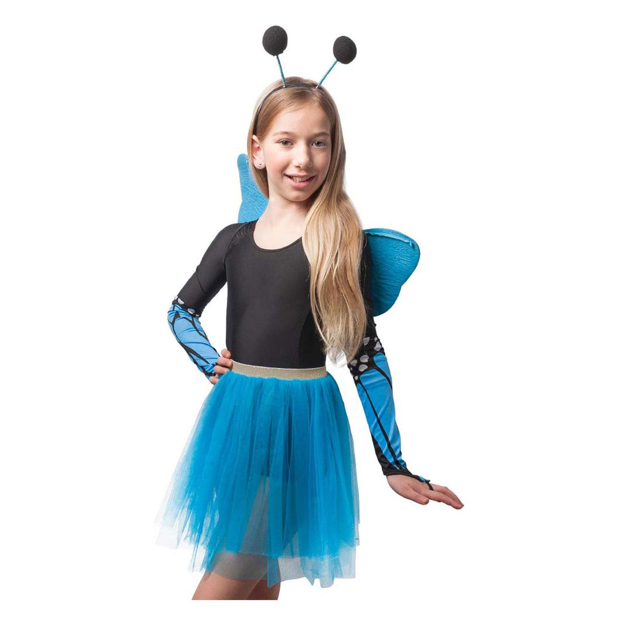 Boland verkleedset vlinder blauw