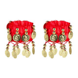 Boland belly dance set rood, 3dlg.