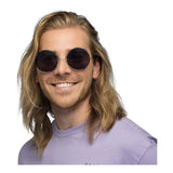 Boland partybril hippie xl grijs