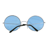 Boland partybril hippie xl blauw