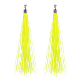 Boland oorbellen festival neon geel, 20cm