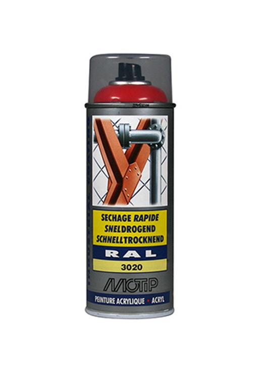 Motip industrial ral3020 400 ml.
