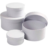 Creativ company https: www.cchobby.nl ronde-dozen-afm-8x4-10x5-12x6-14x7-cm-wit-4-stuk-1-set