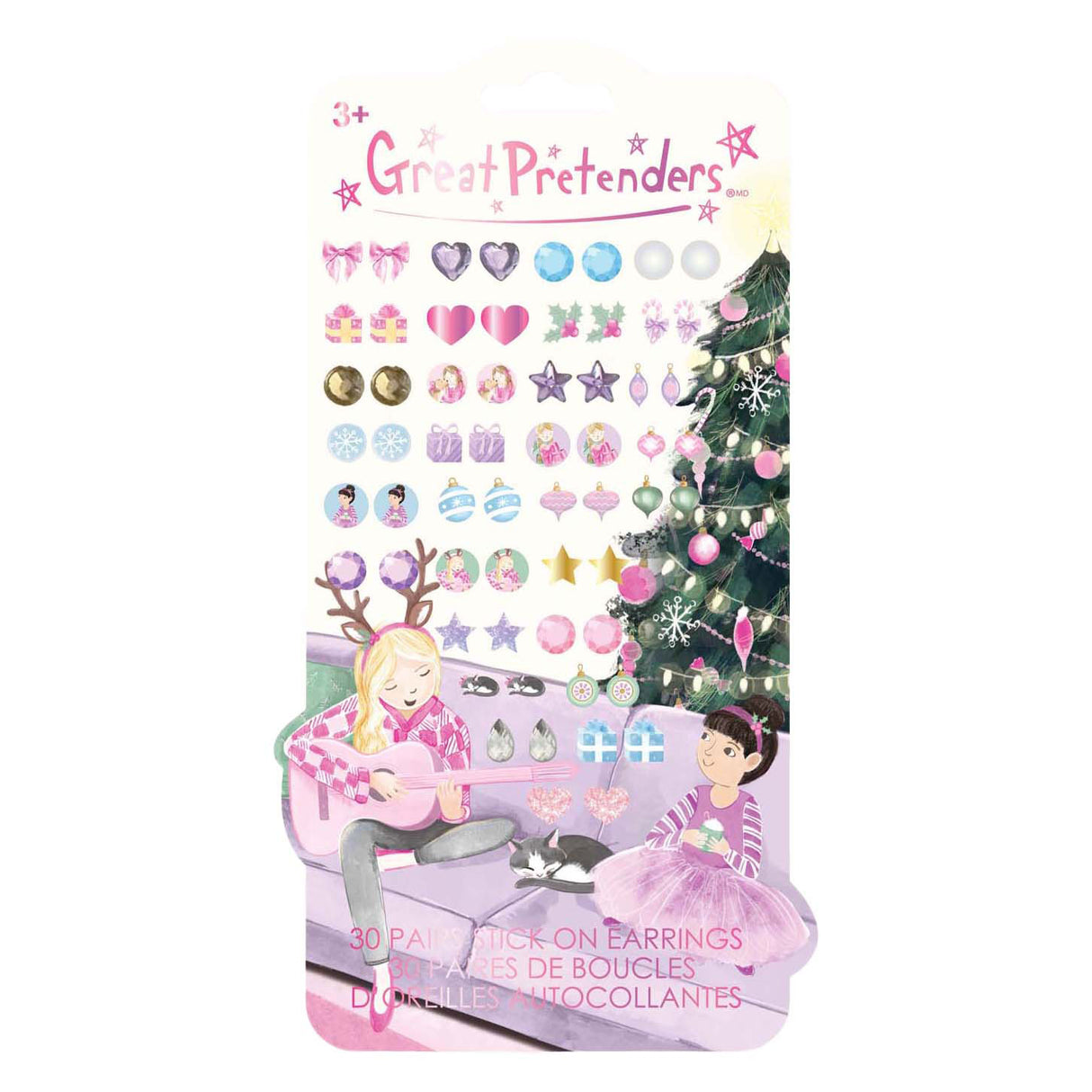Great pretenders holiday kerst plakoorbellen - 30st.