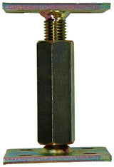 1056487 - paalhouder in hoogte verstelb.90 x 90 hoogte 100 - 170mm | 2 stuks