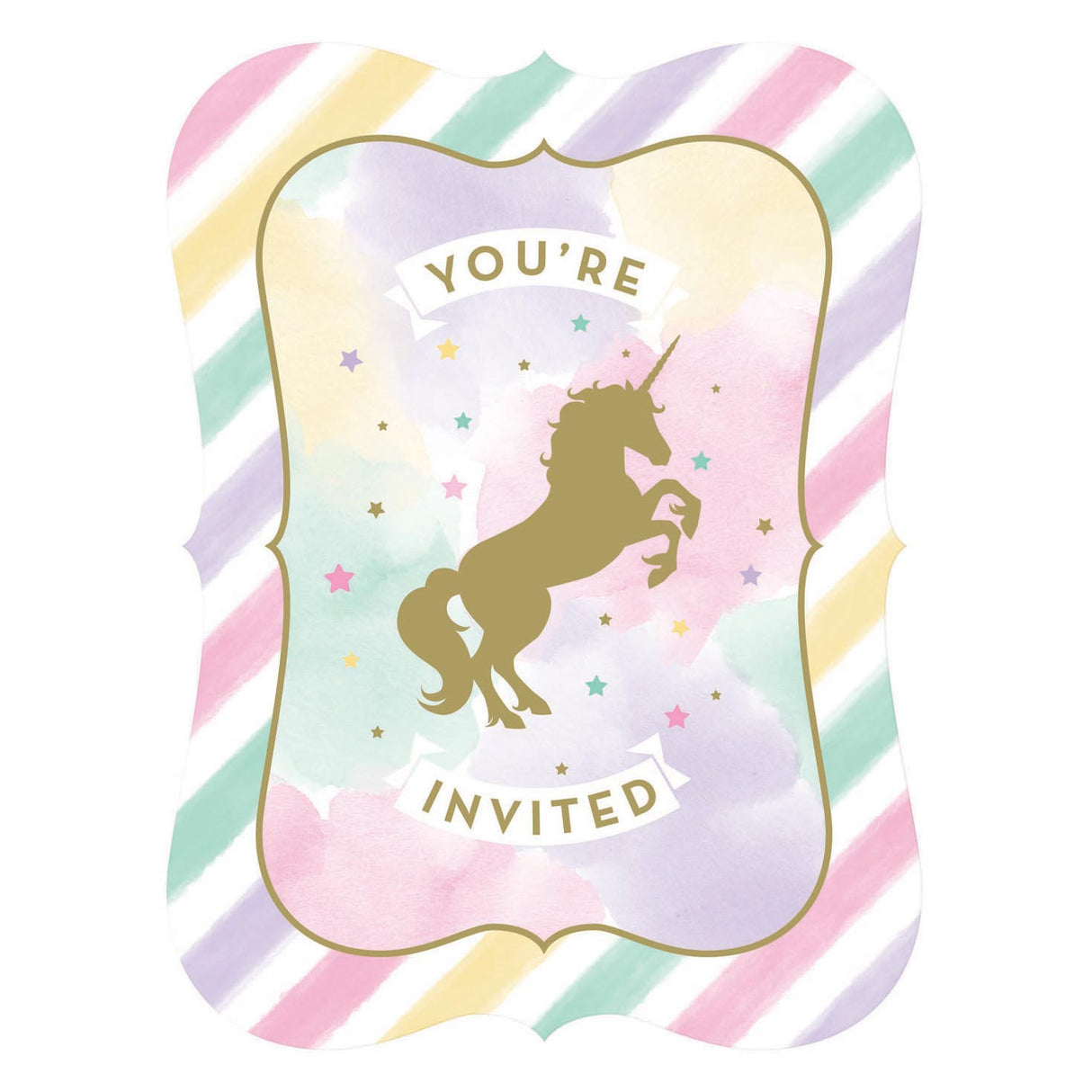 Haza witbard Unicorn Invitatiounen, 8st.