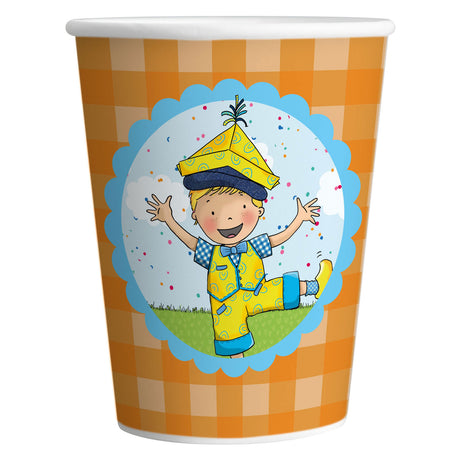 Haza witbaard bekers fien teun 250ml fsc - 8st.