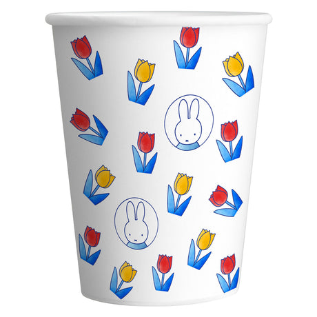 Haza witbaard bekers nijntje delfts blauw 250ml - 8st.