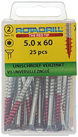 Rotadrill 1039950 - universeelschroef vktx vz 5.0x60mm (25) | 6 stuks