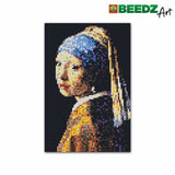Ses creative - beedz art - meisje met de parel van vermeer - 7000 strijkkralen met grondplaten en strijkvellen - vanaf 12 jaar