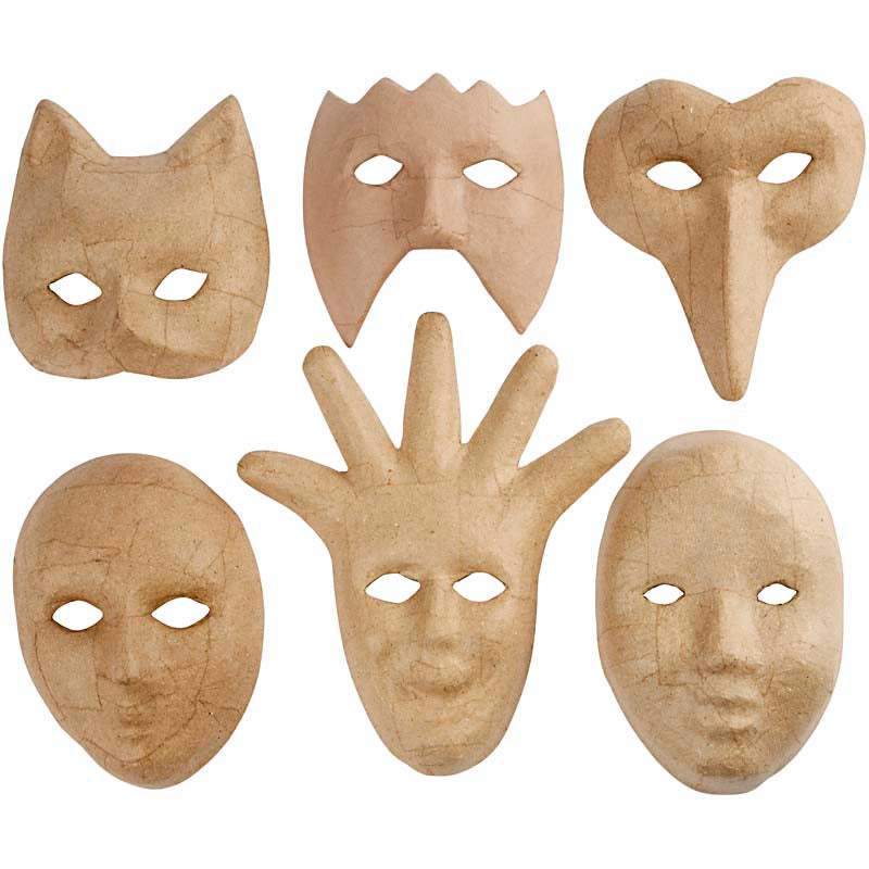 Https: www.cchobby.nl maskers-h-12-21-cm-6-stuk-1-doos