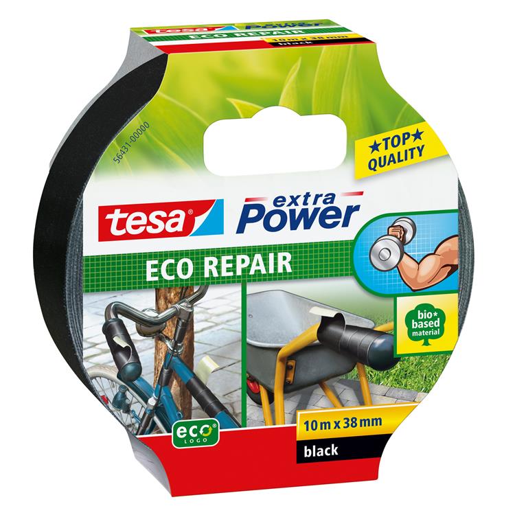 Tesa 1006595 - xp eco rep zw 10mx38mm | 8 stuks