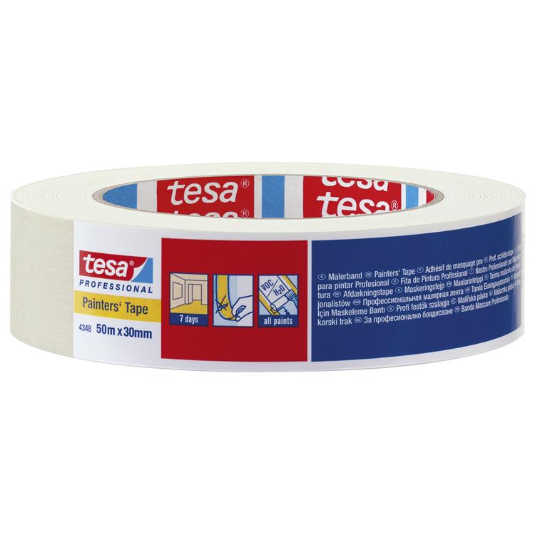 Tesa professional 1009785 - tesa schilderstape 19mmx50m | 48 stuks