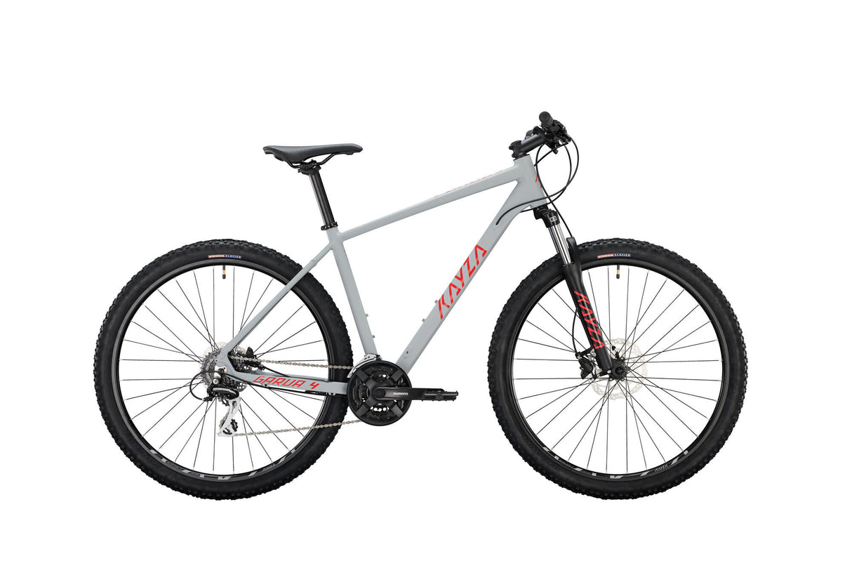 Kayza mtb hardtail garua 4 mod. 22 bike garua 4 29 46 hardtail 24sp grey red