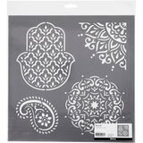 Https: www.cchobby.nl sjabloon-etnische-motieven-afm-30-5x30-5-cm-dikte-0-31-mm-1-vel
