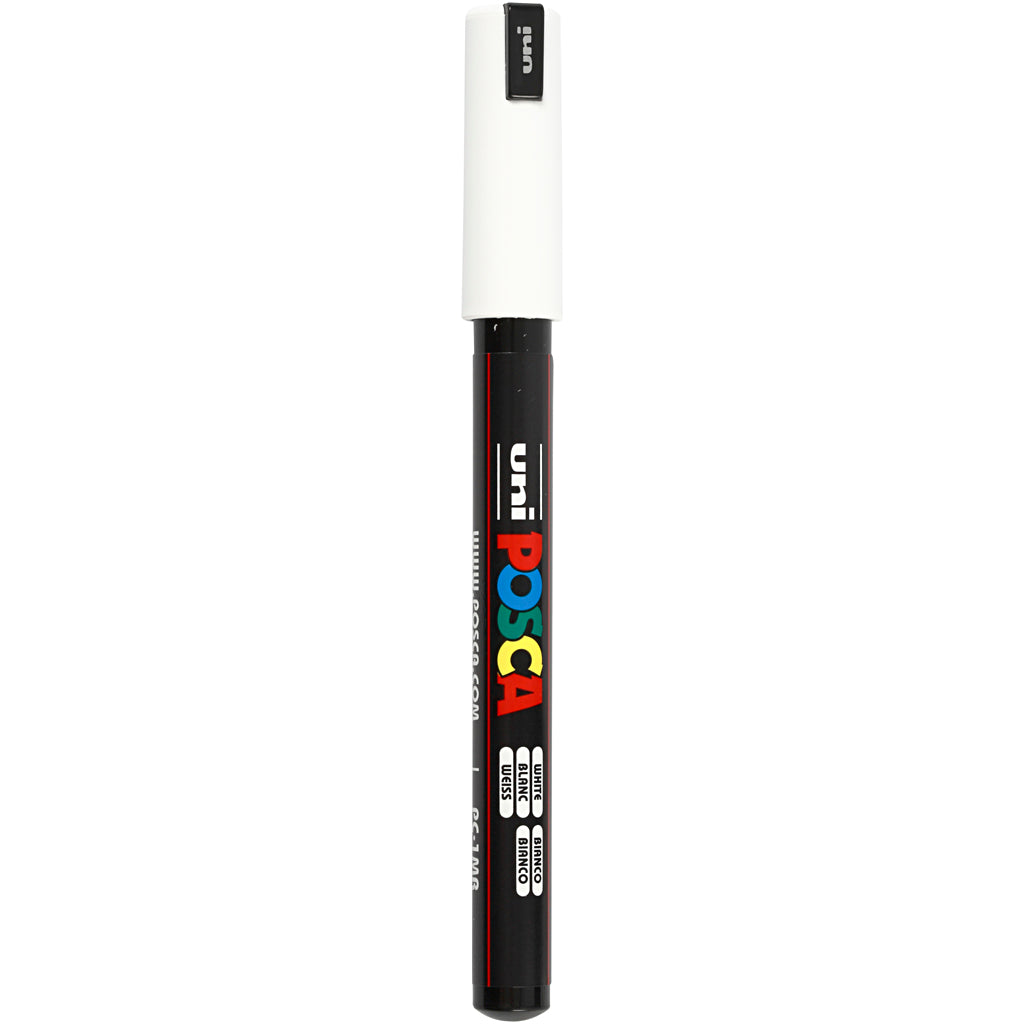 Uni posca https: www.cchobby.nl posca-marker-afm-pc-1mr-lijndikte-0-7-mm-extra-fijn-wit-1-stuk