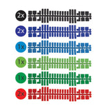 Ministeck uitbreidingsset kleurenstrips 9-delig 31663