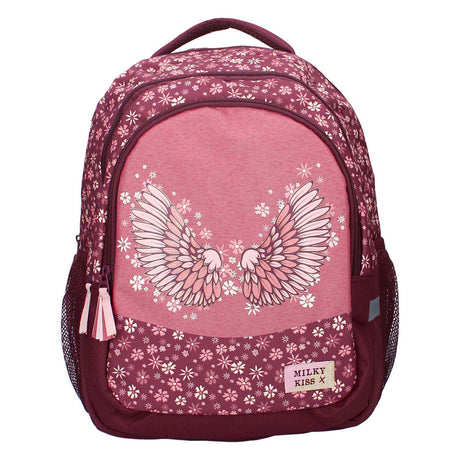 Milky kiss rugzak wild bliss bloemen, 3-vaks