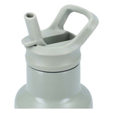 Kidzroom small talk - schoolbeker en drinkfles - 350ml - stainless steel - dino's - groen
