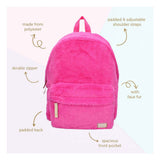 Milky kiss rugzak the wow factor fluffy roze