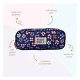 Milky kiss wildflower etui - 9 x 22 x 8 cm - paars - bloemen