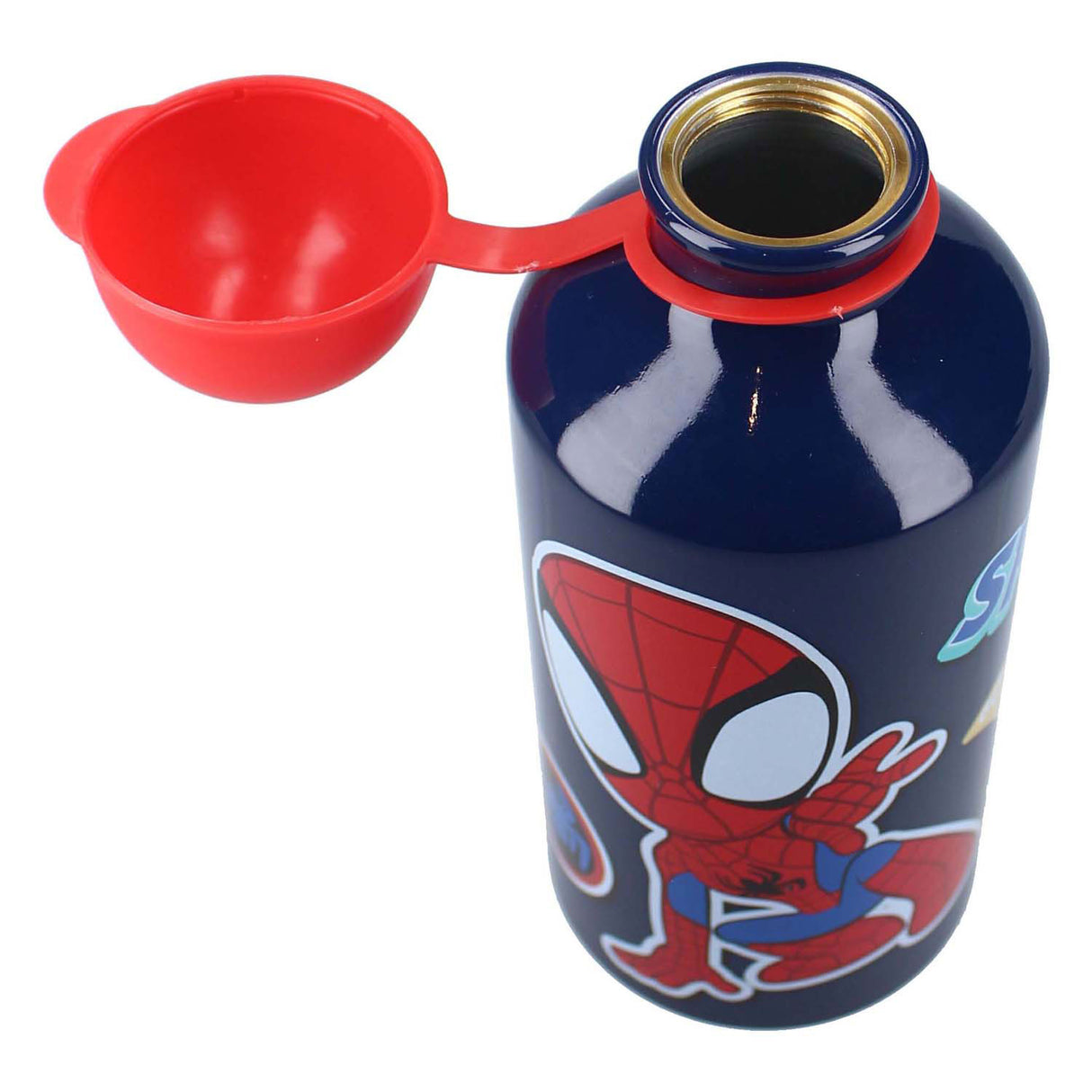 Vadobag spidey - schoolbeker en drinkfles - blauw - 500ml