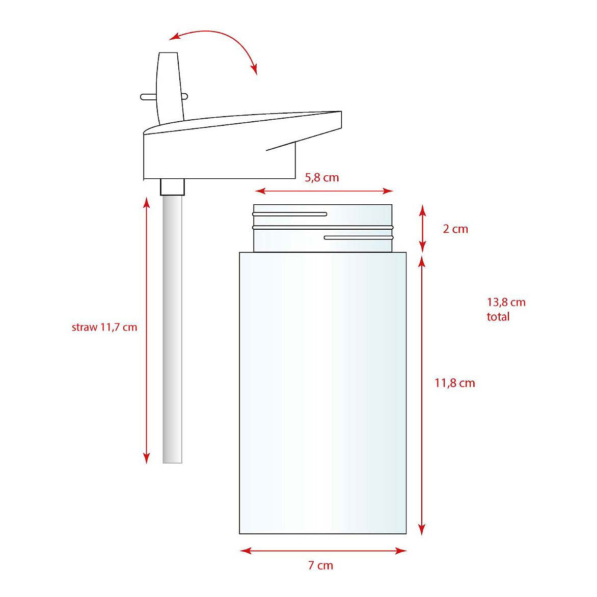 Vadobag gabby's poppenhuis drink up drinkfles, 450ml