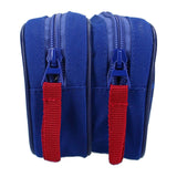Vadobag sonic etui blauw met 2 vakken - sonic schoolspullen.