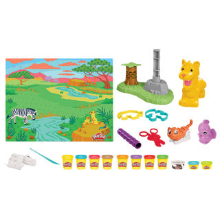 Play-doh lion speelset