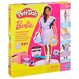 Play-doh barbie fashionista ruches - 2 kleipotjes