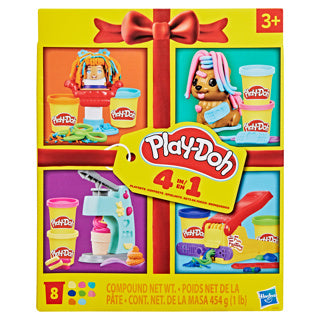 Play-doh mini classic bundel - 4in1 speelset - 8 kleipotjes