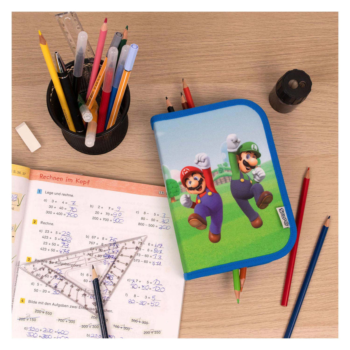 Undercover Super Mario Gevuld etui